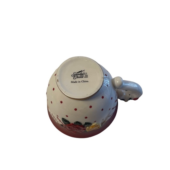 Sandy’s Closet Ruby Teacup and Saucer #18303 Yr 2001 Sandy Lynam Clough - Picture 6 of 8